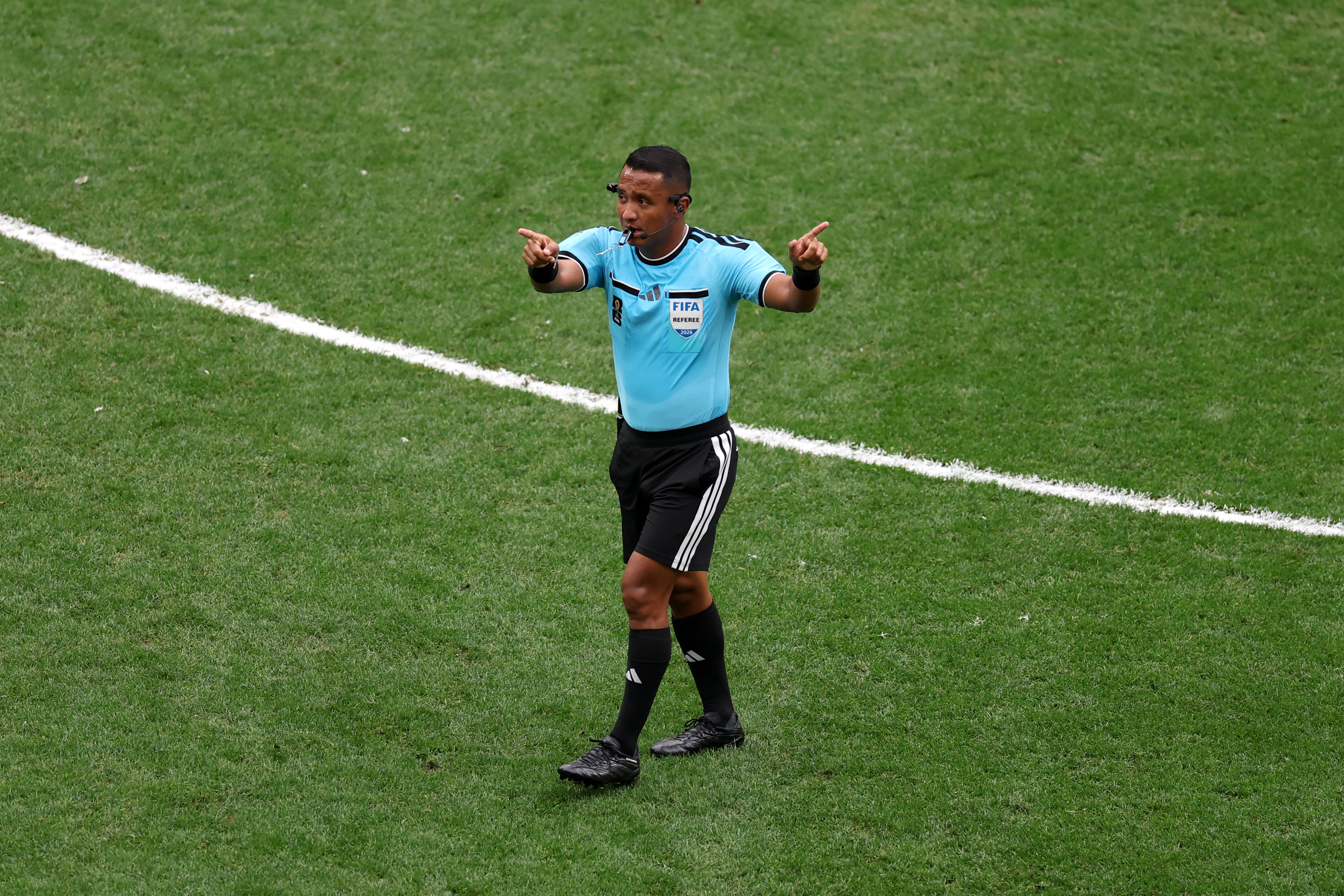 Referee Ivan Barton
