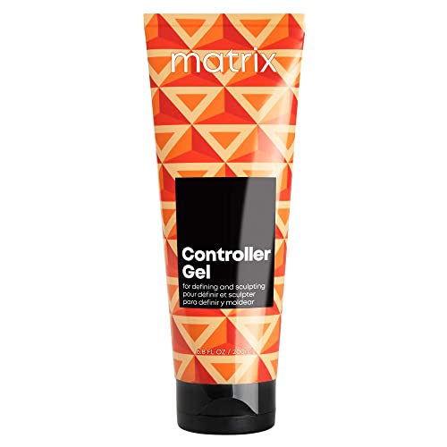 Matrix Styling Controller Gel - Defining & Sculpting Gel, Flake-Free With No Crunch, Strong Hold for All Hair Types, Vegan, 6.8 Fl Oz