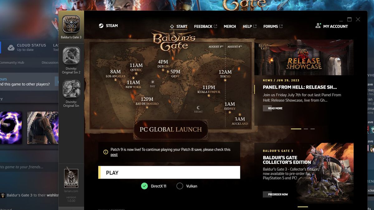 baldur's gate 3 how to disable launcher