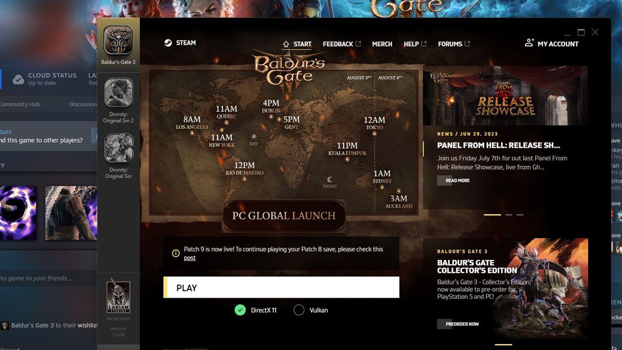 baldur's gate 3 how to disable launcher