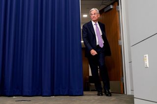 Jerome Powell, chairman of the US Federal Reserve, arrives to speak during a news conference following a Federal Open Market Committee (FOMC) meeting in Washington, DC, US, on Wednesday, Sept. 18, 2024.