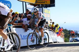 Aleksandr Vlasov (Bora-Hansgrohe) finishes stage 7 of the Tour de France