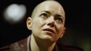 Michelle Fuller bald in Bugonia