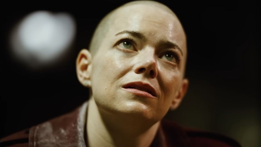 Michelle Fuller bald in Bugonia