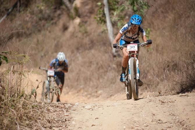 Imogen Smith has one stage to go to claim the Crocodile Trophy elite women's victory in Port Douglas