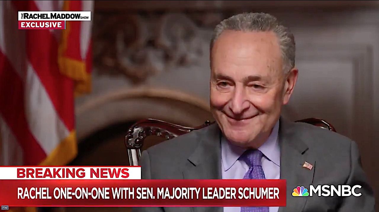 Rachel Maddow interviews Chuck Schumer