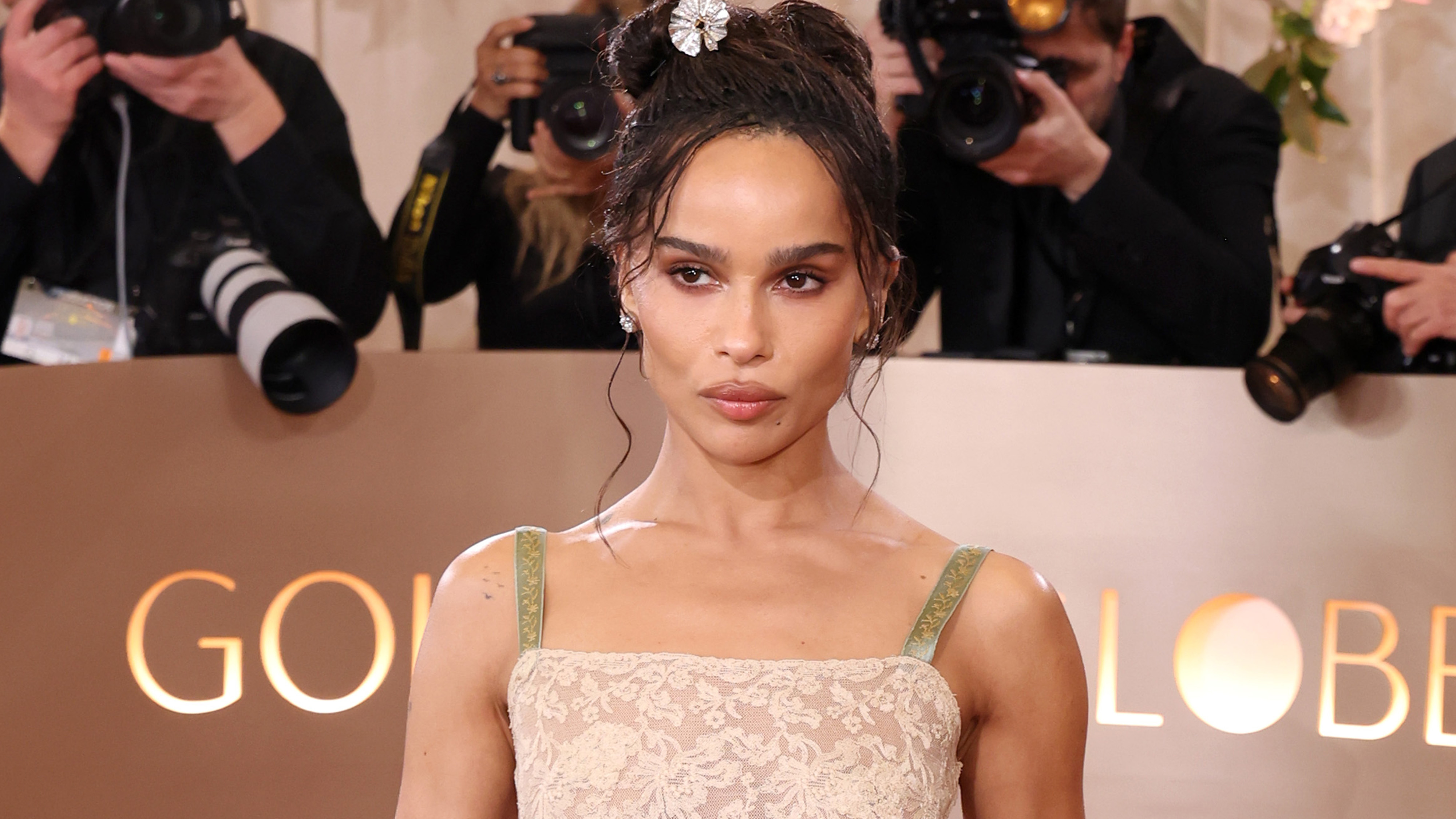 Zo&euml; Kravitz attends the 83rd Annual Golden Globe Awards at The Beverly Hilton on January 11, 2026 in Beverly Hills, California. 