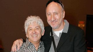 Keyboard player Ian McLagan with The Who’s Pete Townshend in 2007