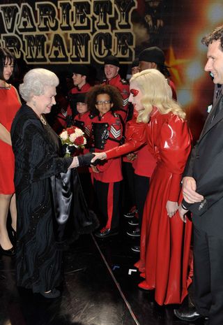 The Queen Meets Lady Gaga