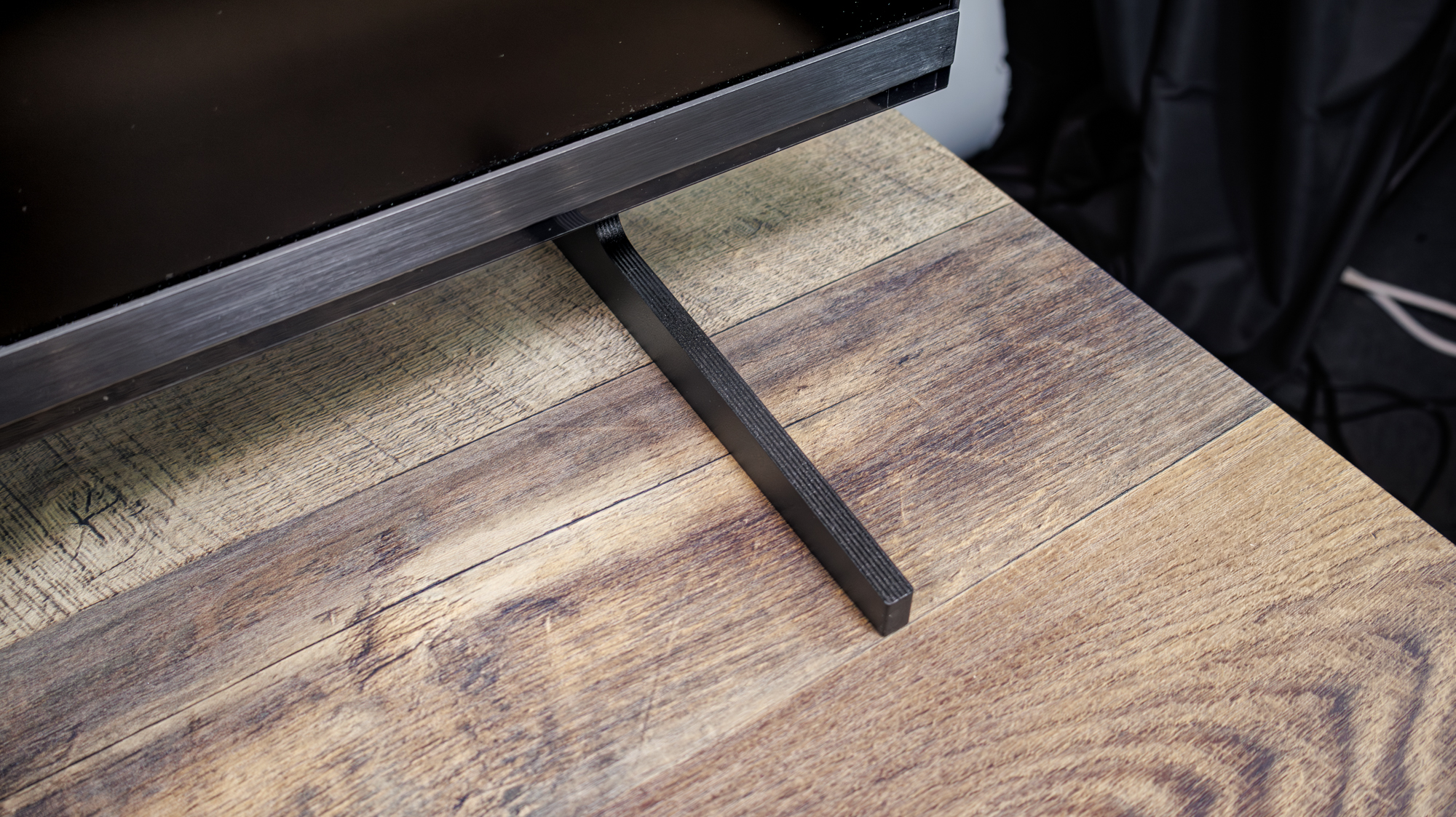 The right-hand foot of a Sony Bravia 3 II TV