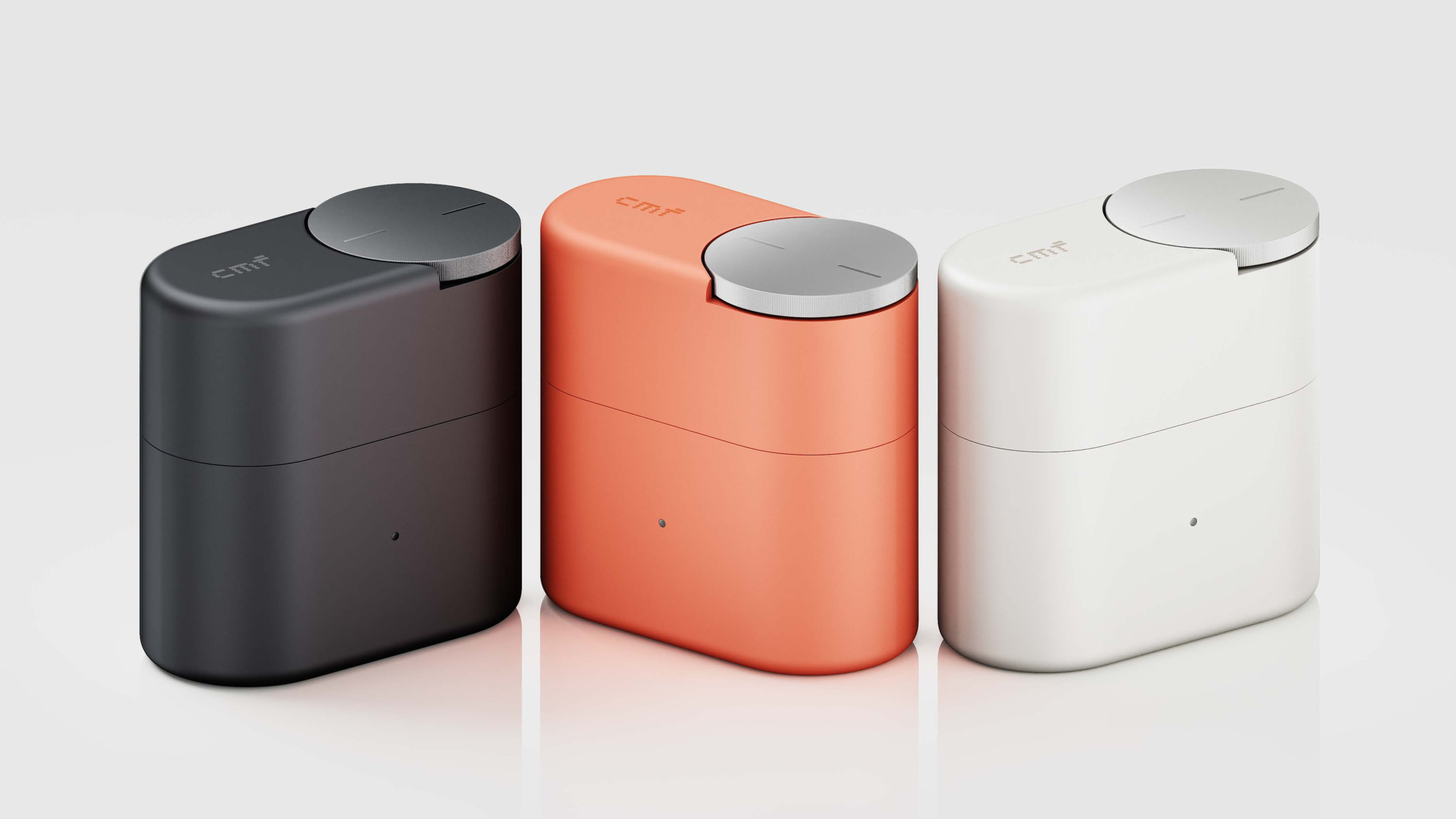 The Smart Dial sits atop the charge case and be used to control your music