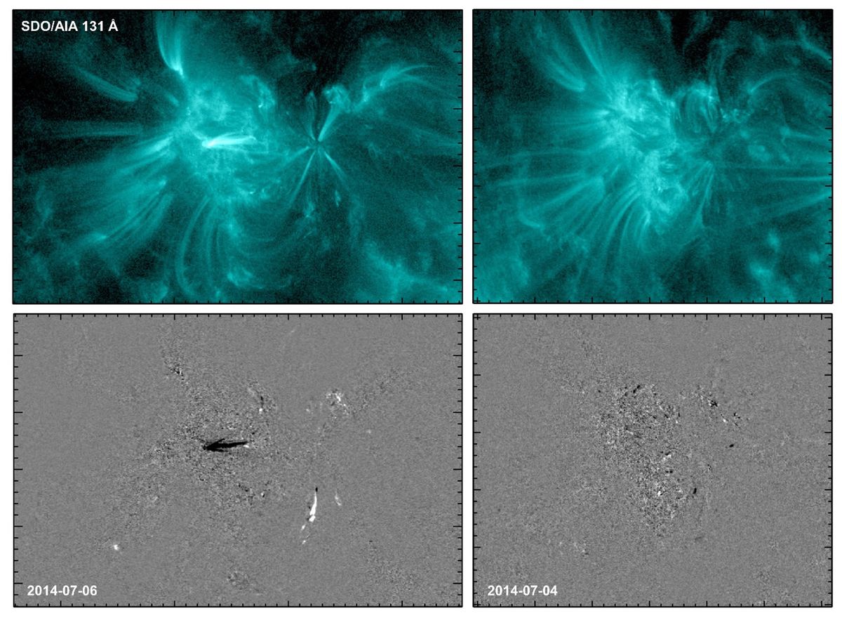 Tiny bright flashes on the sun could help scientists predict solar