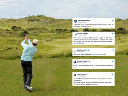 How Social Media Reacted To English Golf Courses Re-Opening