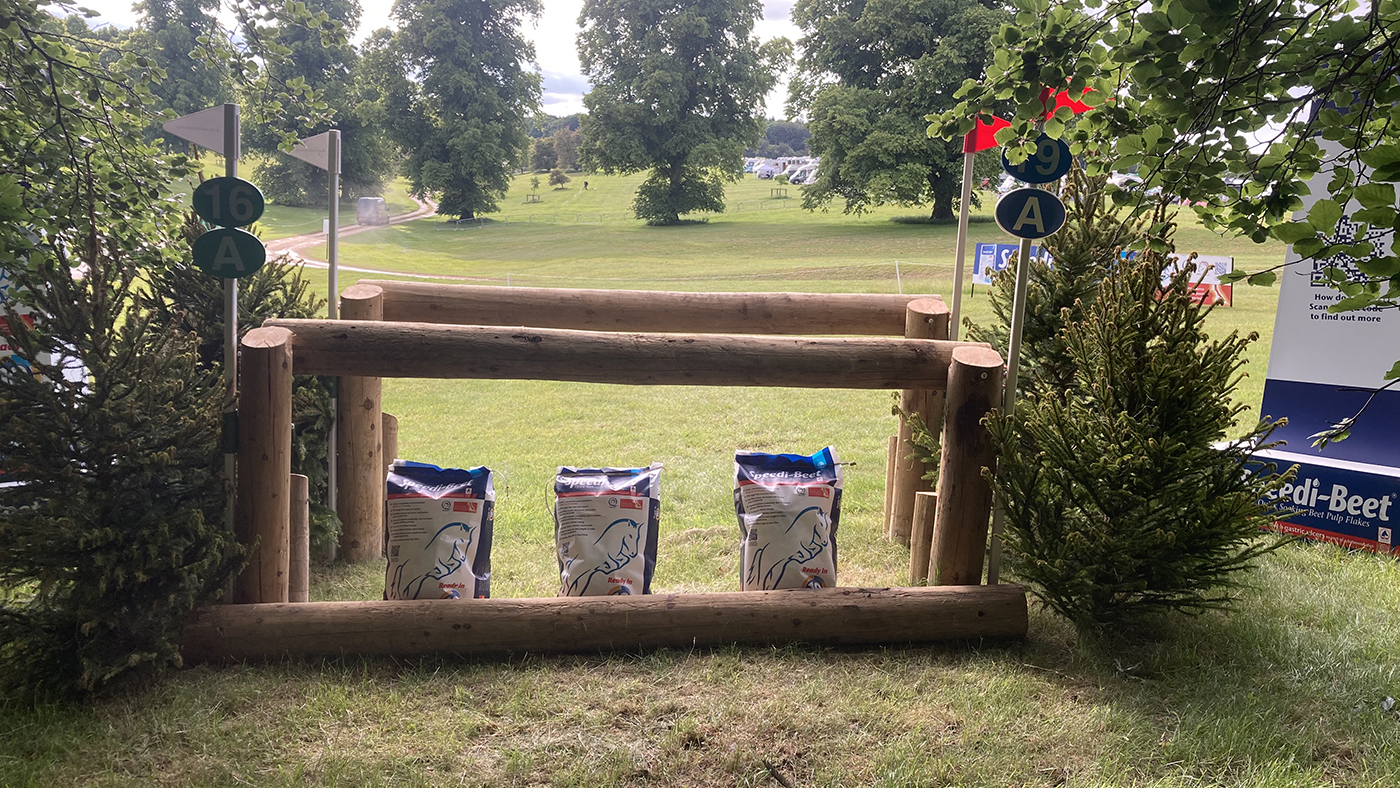 Bramham Horse Trials cross-country course 2023: fence 19a