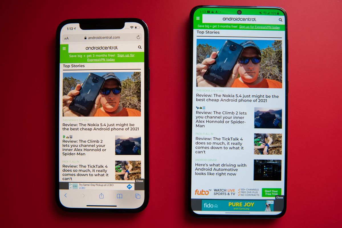 Samsung Galaxy S21 Plus Vs Iphone 12 Pro