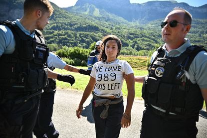 Tour de France climate activist