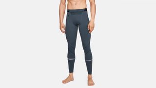 Under Armour Rush graphic compression leggings on white background