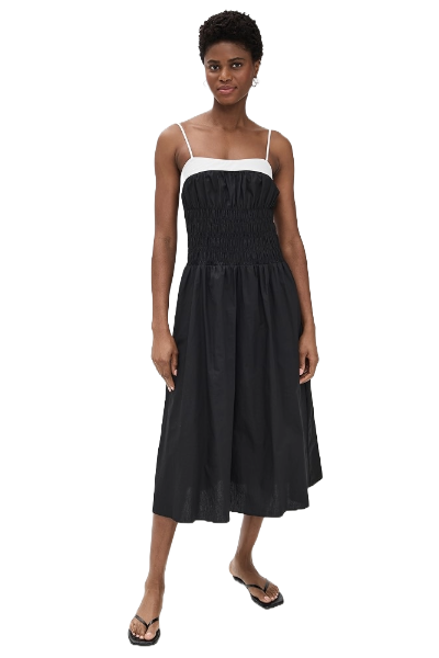 Moon River , Smocked Midi Dress (Was $102) 