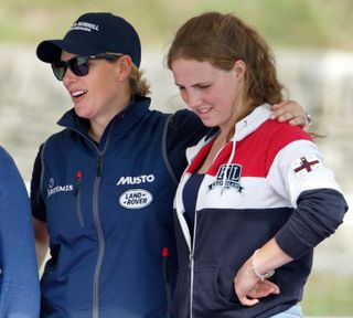 Zara Tindall and Stephanie Phillips