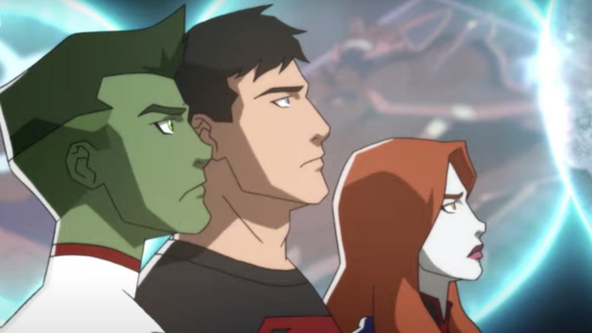 young justice phantoms beast boy super boy miss martian hbo max screenshot trailer