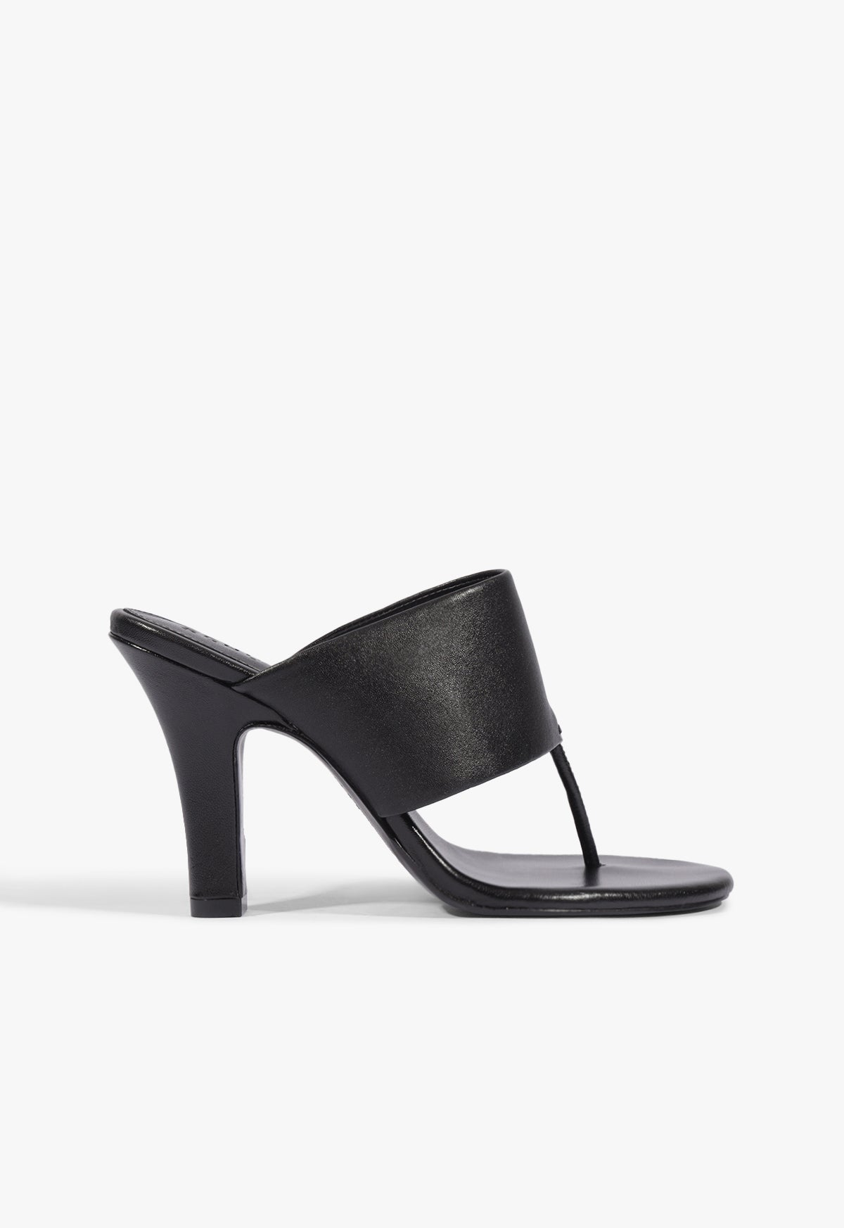 Martha Leather Sandals - 5 / Black / Leather