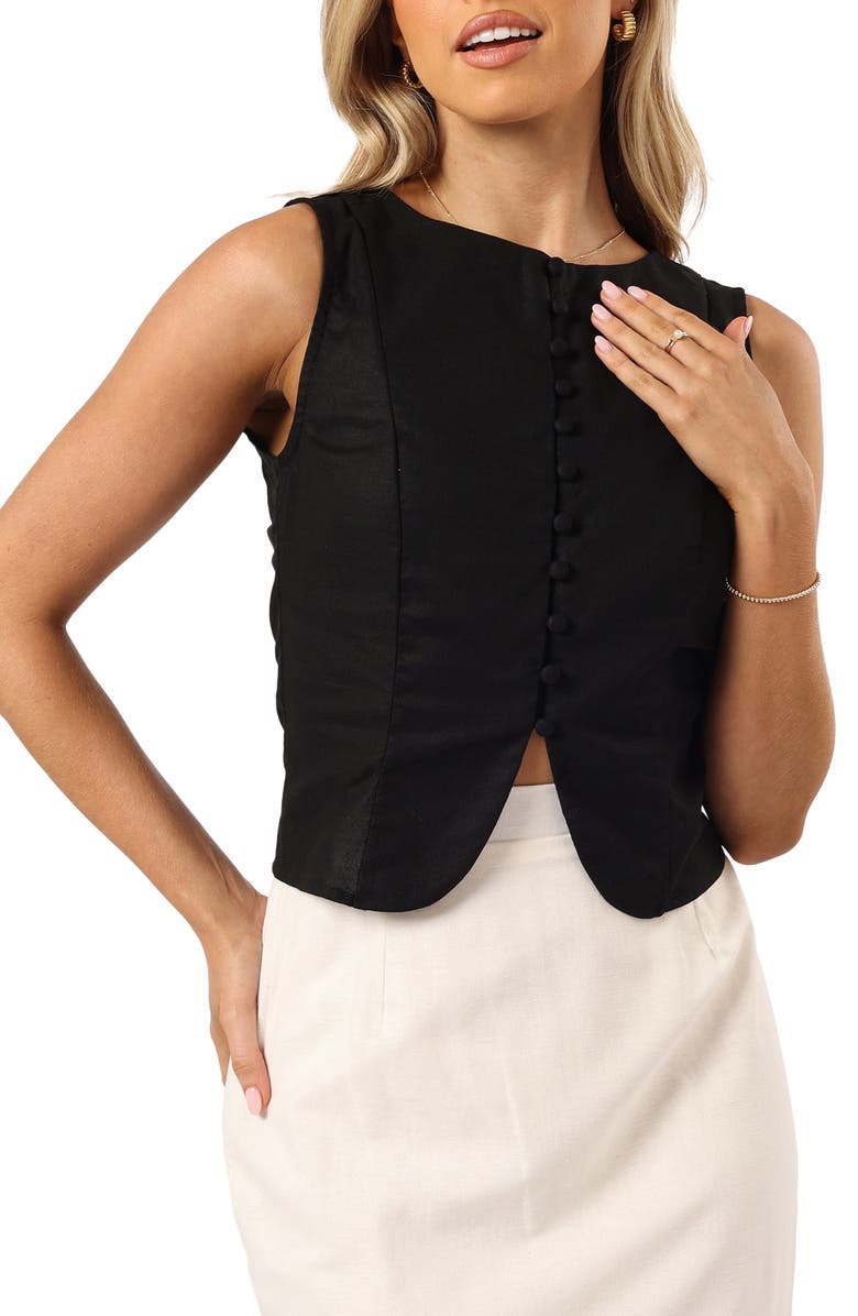 Daniella Cotton & Linen Vest