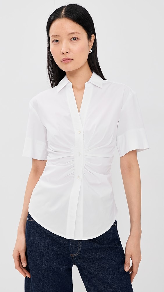 Veronica Beard Short Sleeve Devra Top