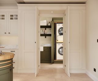 view to utility area from main kitchen