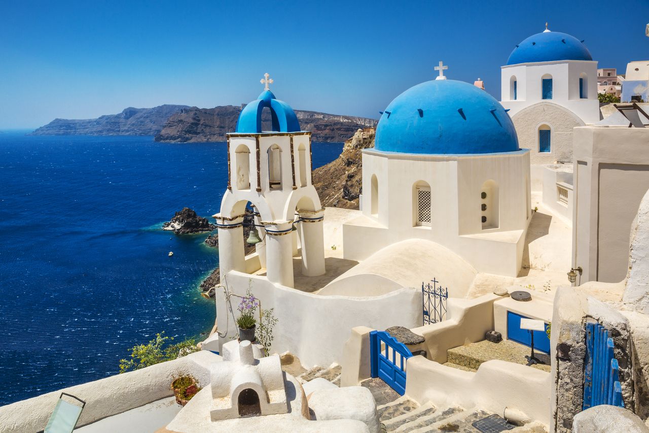 Oia. Ia. Santorini Island