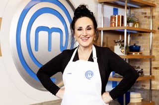 Birds of a Feather star Lesley Joseph gets ready for kitchen action.