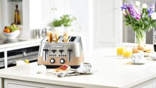 tefal avanti classic tt780f40 4 slice toaster in copper