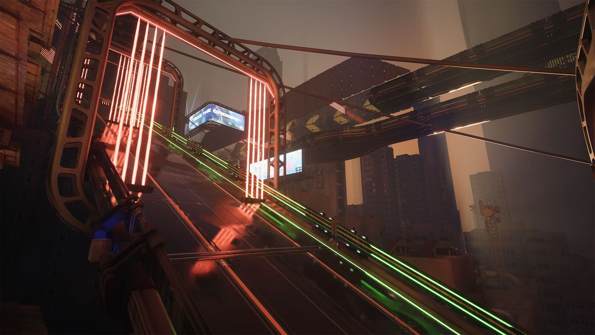 DeathSprint 66: A track with moving laser walls