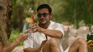 Davide Sanclimenti on a date in Love Island 2022