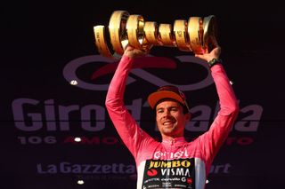 Giro d'Italia 2023: Primoz Roglic celebrates overall victory