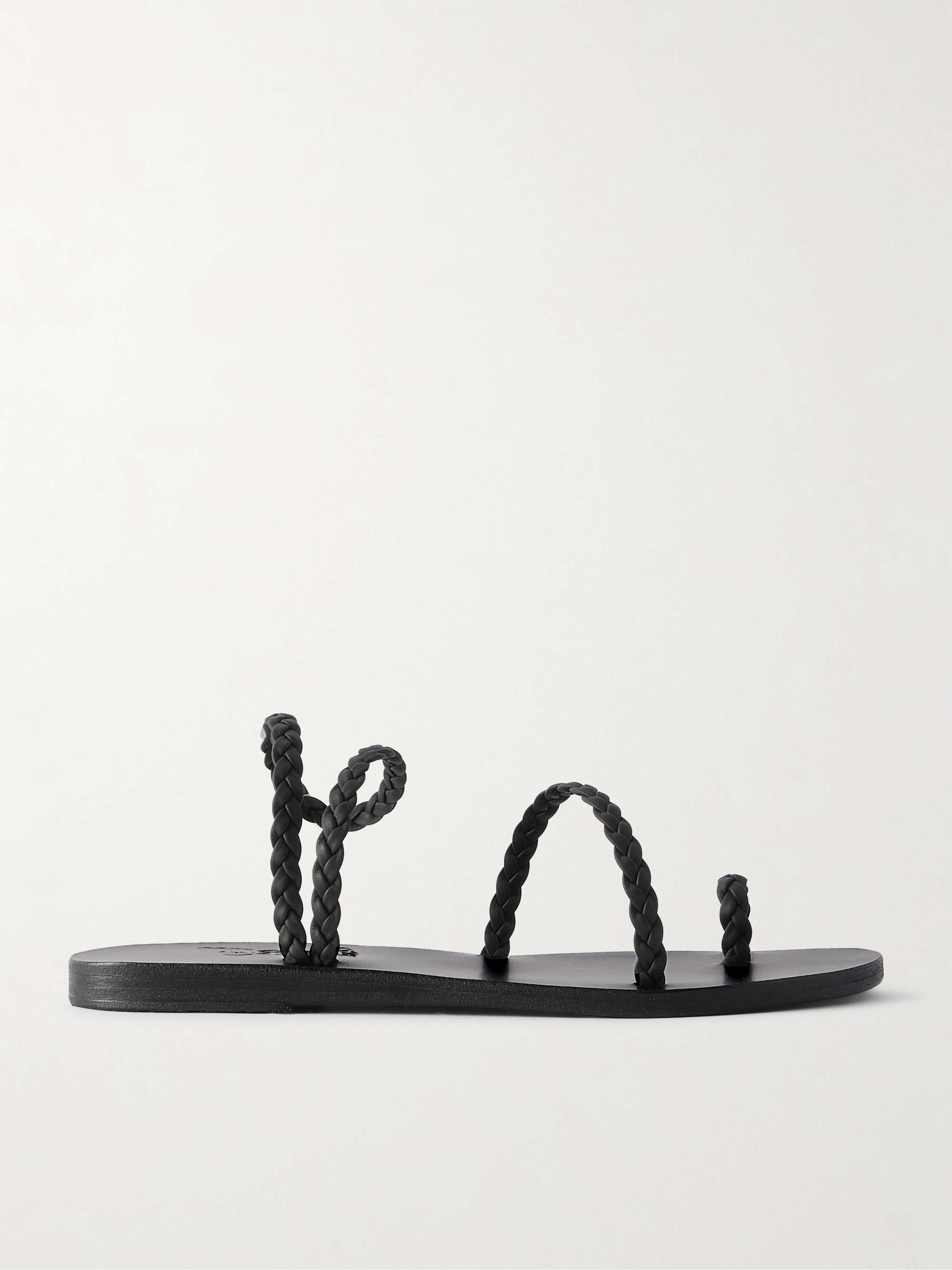 Eleftheria Woven Leather Sandals