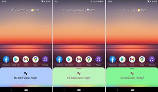 Google Assistant Background Colors