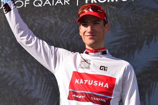 Sven Erik Bystrom took control of the young rider's jersey