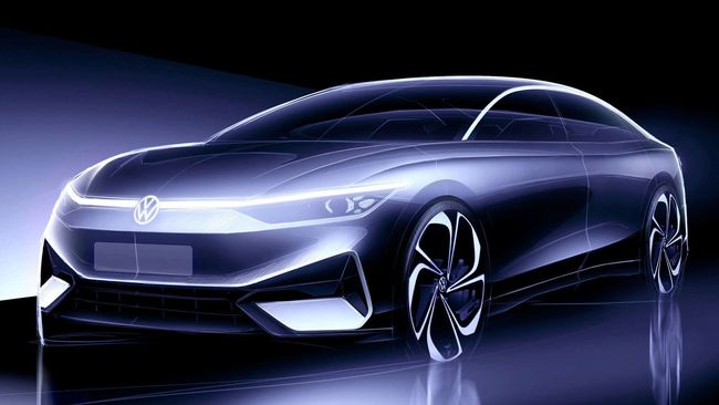 First Look At Volkswagens First Fully Electric Sedan Id Aero Techradar