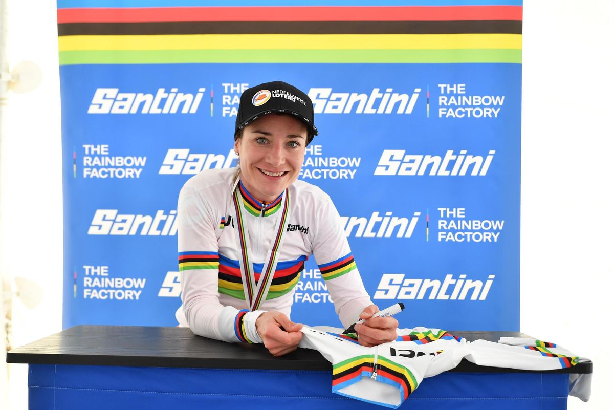 UCI Cyclocross world championships Fayetteville 2022 USA Women lite 29012022 Marianne Vos Netherlands Team Jumbo Visma Women photo Alex WhiteheadSW PixSprintCyclingAgency2022