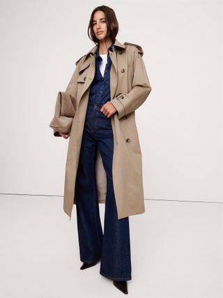 Banana Republic, Trench Coat Clássico de Algodão