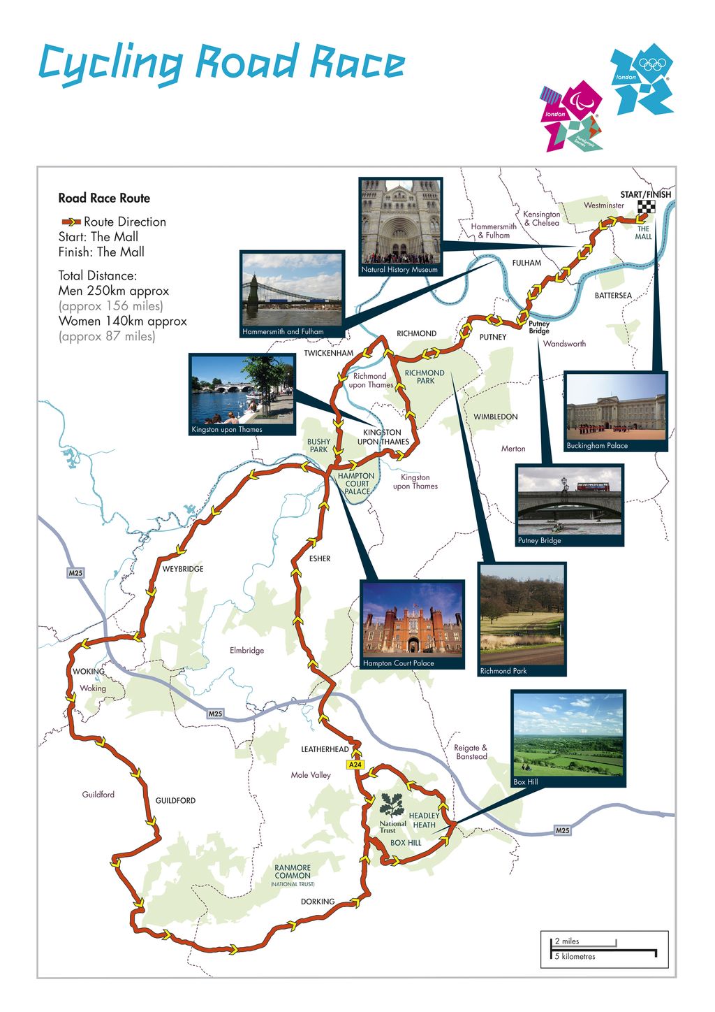 Olympic road race route officially revealed Cycling Weekly