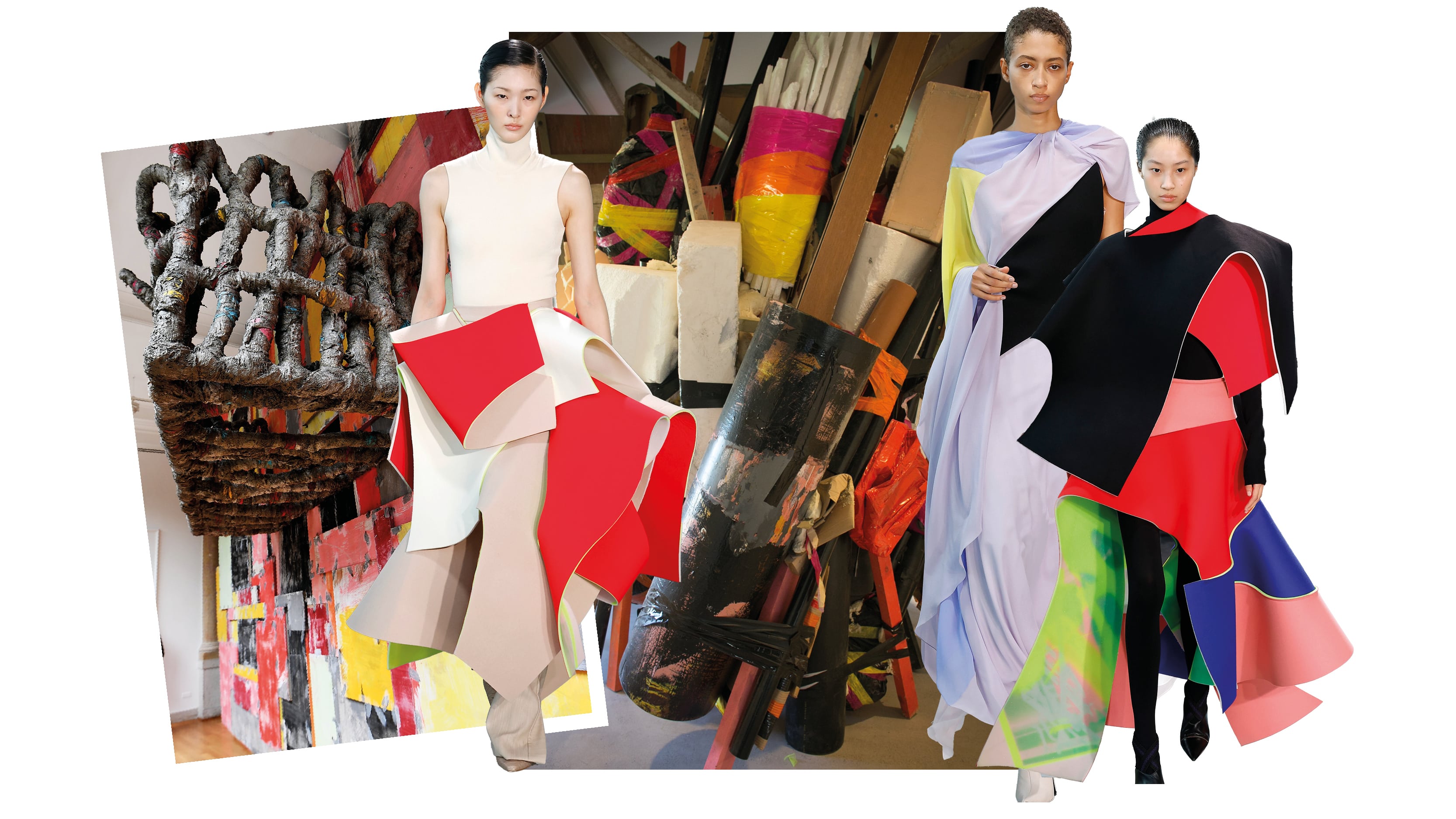 Art in Fashion featuring Roksanda and Phyllida Barlow