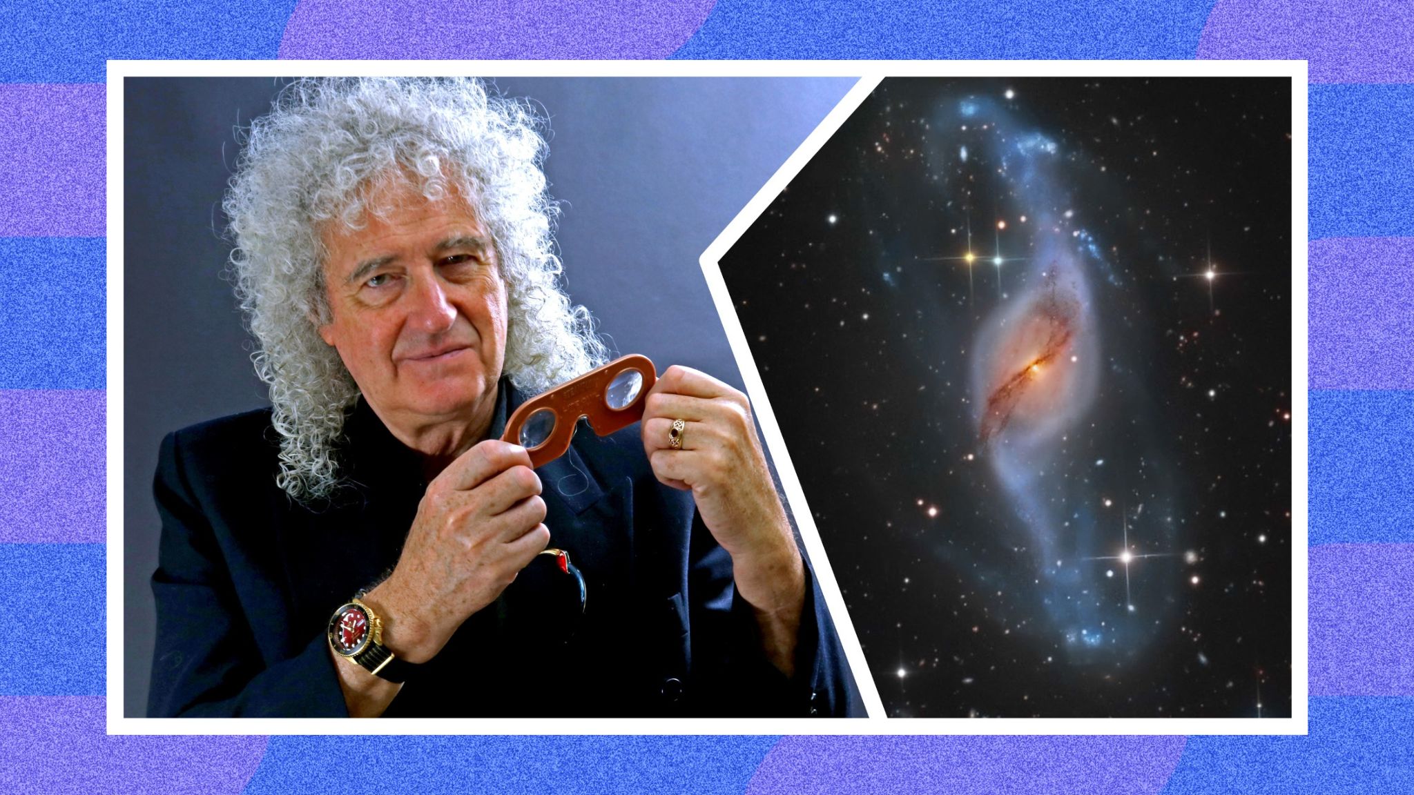 Musician Brian May and his new space photography book