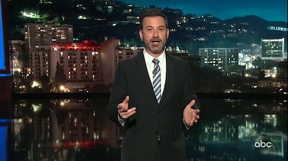 Jimmy Kimmel fact-checks Trump on pre-existing conditons