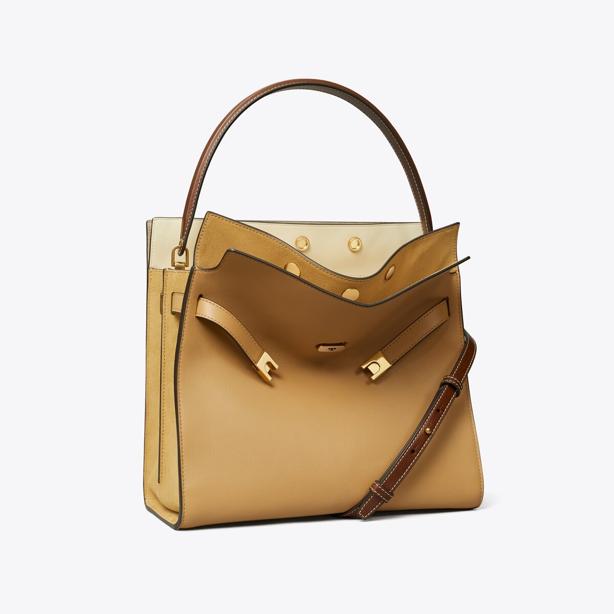 Lee Radziwill Double Bag in Brown, Size Os