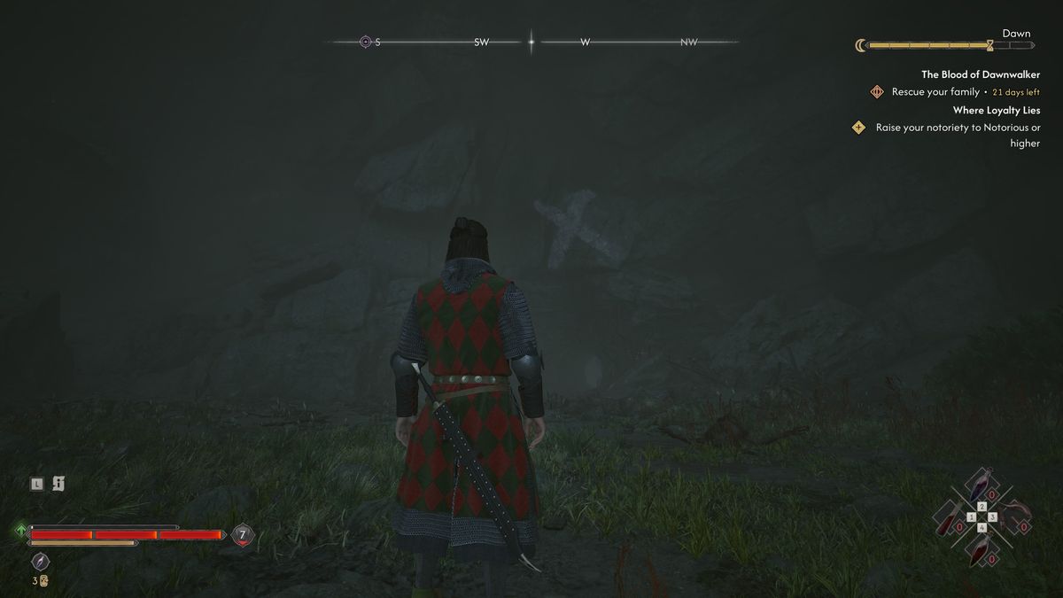 Blood of Dawnwalker Forge It Anew - Cave with X