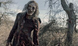 fear the walking dead zombie guts tied to a tree