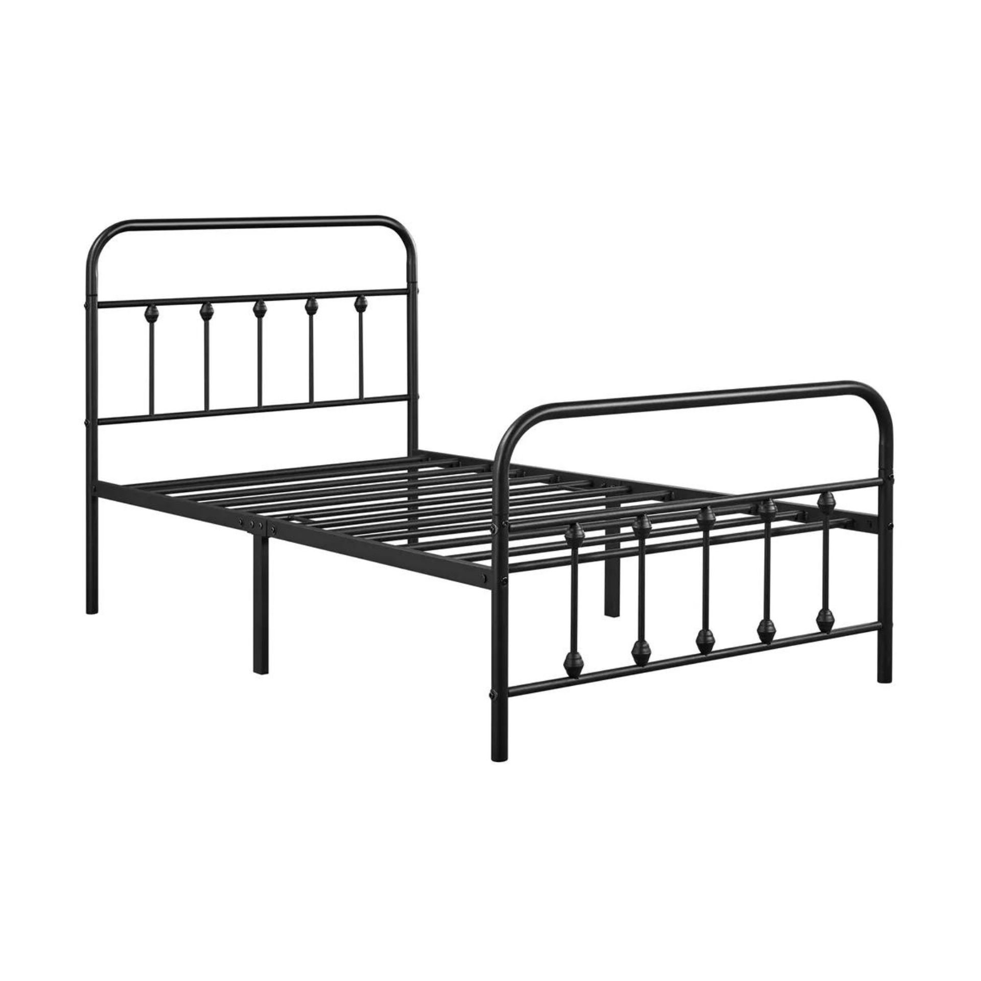 Target Yaheetech Platform Bedframe against a white background.