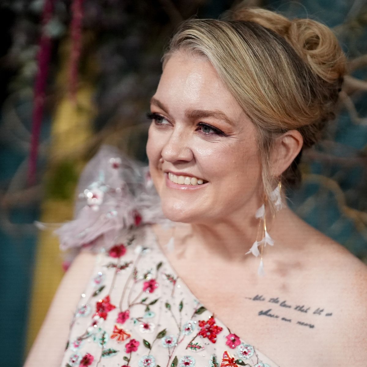 Colleen Hoover at the 'It Ends With Us' premiere