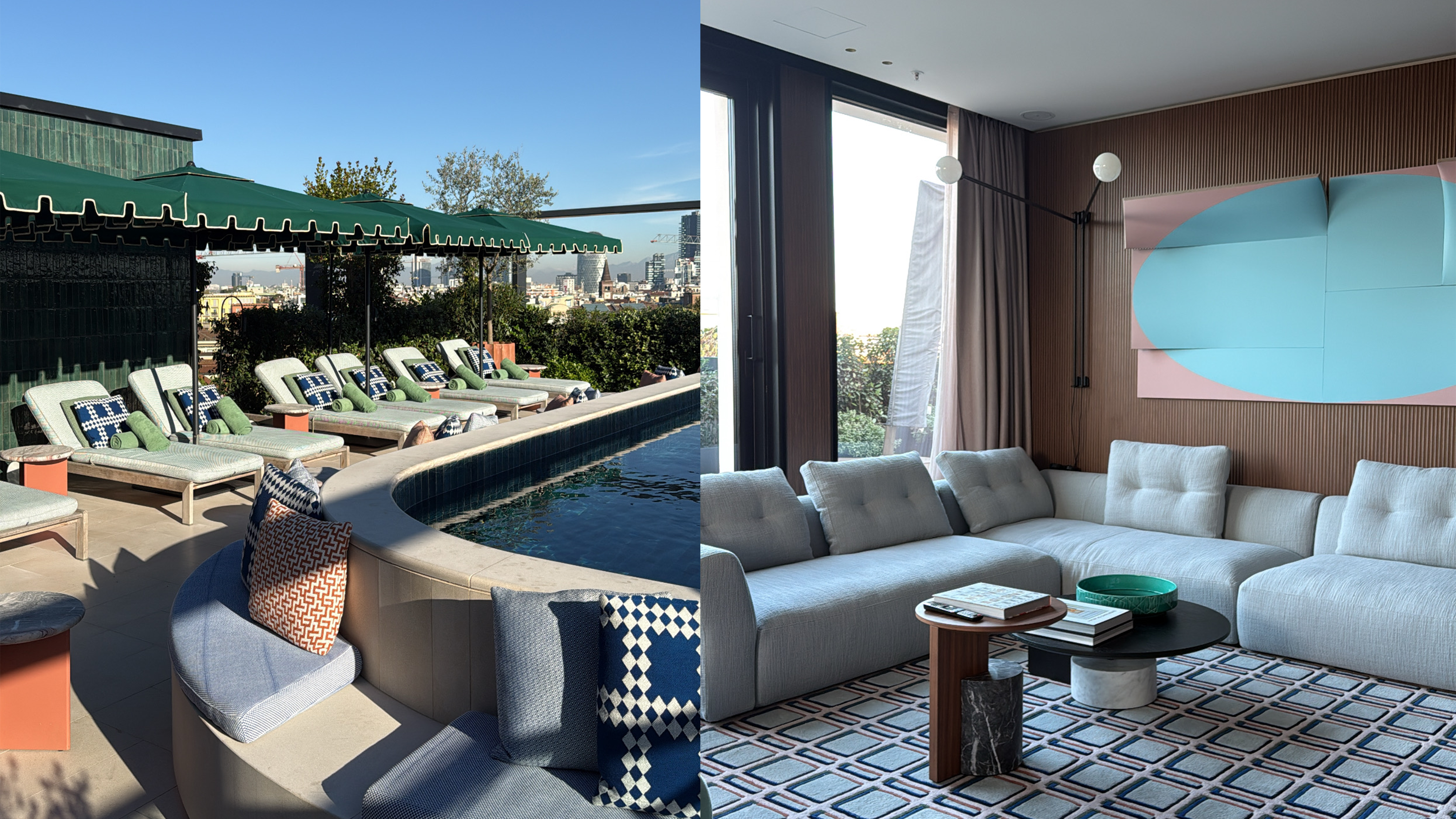 Collage of Casa Brera in Milan.